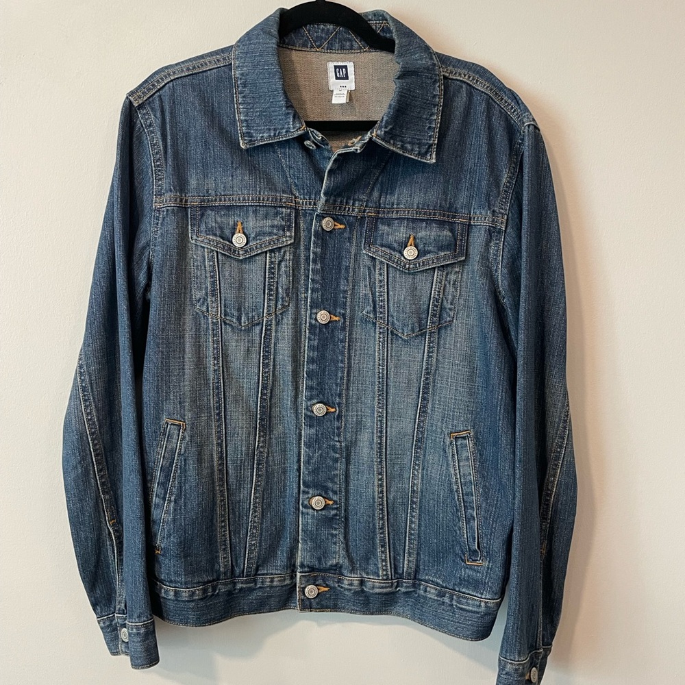 GAP Men's Blue Denim Jacket
